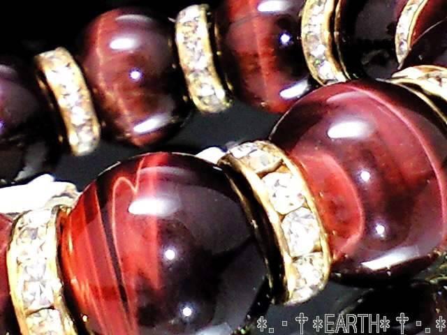 天然石★存在感16ミリ赤虎目AAAレッドタイガ-数珠オラオラ < 男性アクセサリー/時計 天然石★存在感16ミリ赤虎目AAAレッドタイガ-数珠オラオラ < 男性アクセサリー/時計の