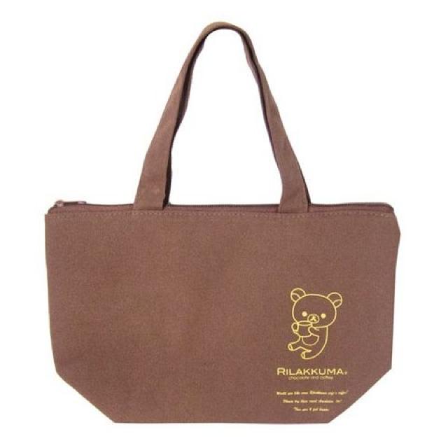 【リラックマ】可愛い♪スーパー.コンビニに ファスナー付 ランチ保冷保温トートバッグ < アニメ/コミック/キャラクター 【リラックマ】可愛い♪スーパー.コンビニに ファスナー付 ランチ保冷保温トートバッグ < アニメ/コミック/キャラクターの