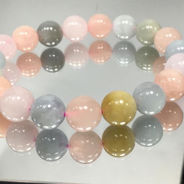 《No.170》天然石ミックスベリル 10mm珠 内径17cm < 女性アクセサリー/時計  《No.170》天然石ミックスベリル 10mm珠 内径17cm < 女性アクセサリー/時計の