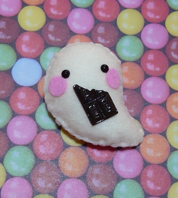 ハンドメイド♪マグネットマスコット『チョコ大好きおばけ』A < ペット/手芸/園芸  ハンドメイド♪マグネットマスコット『チョコ大好きおばけ』A  < ペット/手芸/園芸の