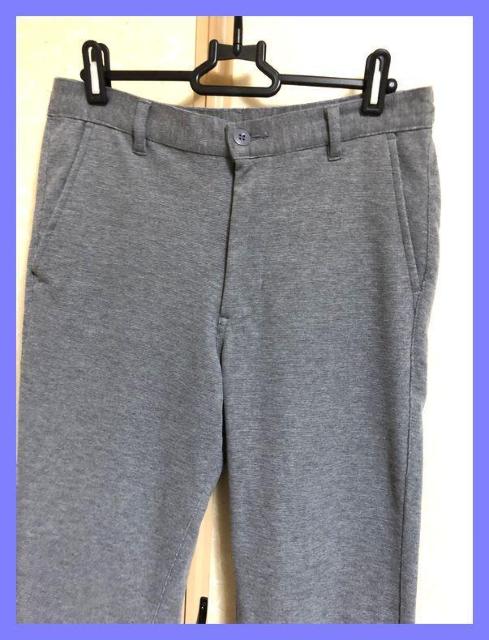 ☆美品☆スタイルアップ♪鹿の子スウェットジョガーパンツグレーM☆ < 男性ファッション ☆美品☆スタイルアップ♪鹿の子スウェットジョガーパンツグレーM☆ < 男性ファッションの