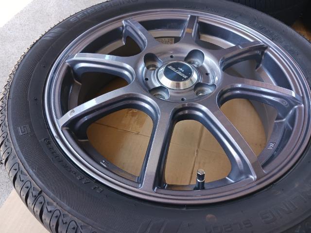 165/55R15 夏タイヤ、アルミセット < 自動車/バイク 165/55R15 夏タイヤ、アルミセット < 自動車/バイク