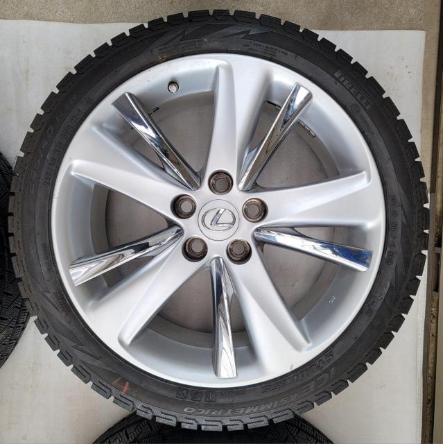 レクサス GS 450h 前期 純正 18インチ8j +45 5穴/114.3スタッドレスタイヤ付き4本セットピレリ ICE ZE < 自動車/バイク レクサス GS 450h 前期 純正 18インチ8j +45 5穴/114.3スタッドレスタイヤ付き4本セットピレリ ICE ZE < 自動車/バイク