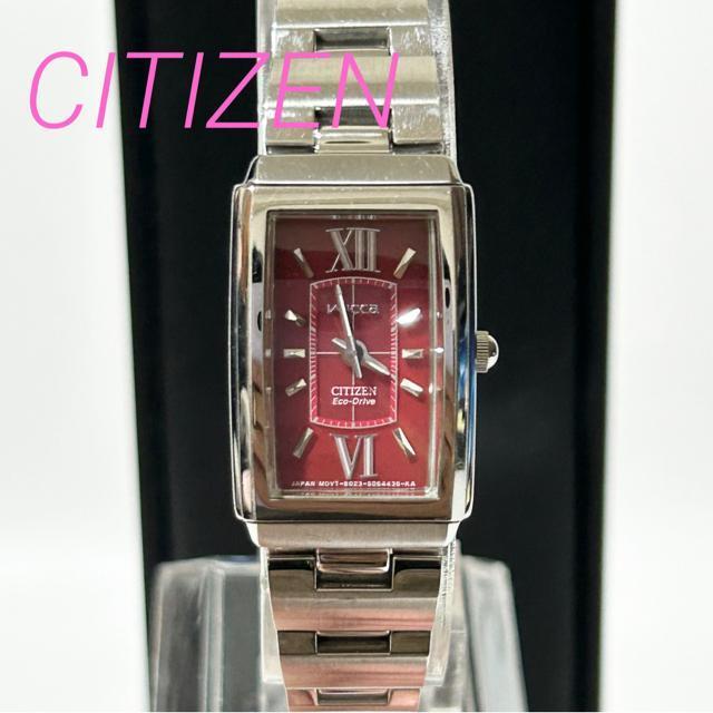 美品 CITIZEN シチズン ウィッカ 腕時計 ソーラー B023-S039231 動作確認済み < ブランド  美品 CITIZEN シチズン ウィッカ 腕時計 ソーラー B023-S039231 動作確認済み  < ブランドの
