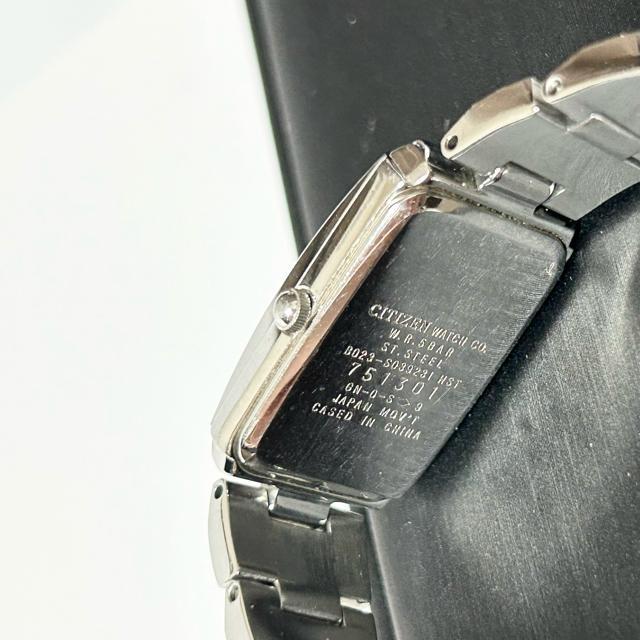 美品 CITIZEN シチズン ウィッカ 腕時計 ソーラー B023-S039231 動作確認済み < ブランド  美品 CITIZEN シチズン ウィッカ 腕時計 ソーラー B023-S039231 動作確認済み < ブランドの