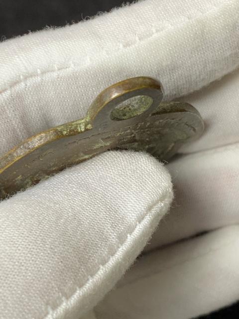 【希少】中国古銭 桃型 絵銭 厭勝銭「長命富貴」青銅 銅鏡 縁起物 骨董品 大型絵銭 中国美術 時代物 整理品 銅製 唐物 絵銭 < ホビー 【希少】中国古銭 桃型 絵銭 厭勝銭「長命富貴」青銅 銅鏡 縁起物 骨董品 大型絵銭 中国美術 時代物 整理品 銅製 唐物 絵銭 < ホビーの