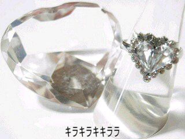 《New》プリンセス★キラキラ・ジュエル*ハートリング/指輪<クリア> < 女性アクセサリー/時計  《New》プリンセス★キラキラ・ジュエル*ハートリング/指輪<クリア> < 女性アクセサリー/時計の
