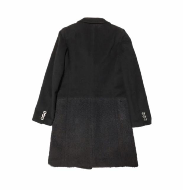高級チェスターコート〓トロワズィエムチャコ〓切替デザイン黒(M)美品 < 女性ファッション 高級チェスターコート〓トロワズィエムチャコ〓切替デザイン黒(M)美品 < 女性ファッションの