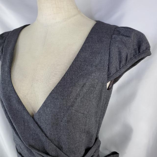 新品★ef-de(エフデ)★カシミヤ混合★巻きワンピース★7号★ < ブランド  新品★ef-de(エフデ)★カシミヤ混合★巻きワンピース★7号★ < ブランドの