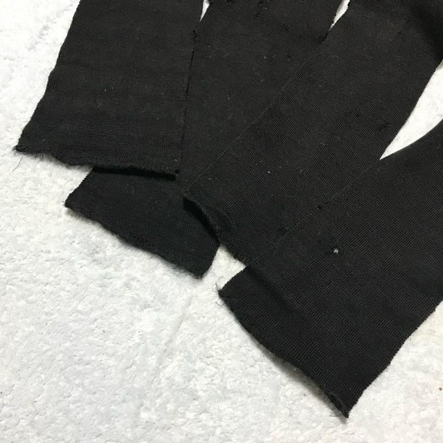 激レア 正規品 エルメス 馬用 肢巻 バンデージ ブラック 4枚セット リメイクにも < ブランド  激レア 正規品 エルメス 馬用 肢巻 バンデージ ブラック 4枚セット リメイクにも < ブランドの