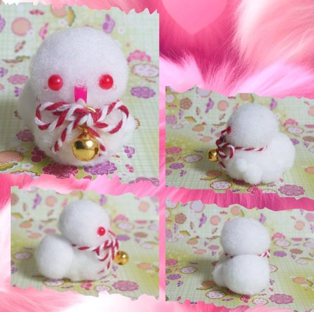 ハンドメイド♪ポンポンマスコット『巳年☆カラフルへびさんお正月セット飾り』白(赤目ver) < ペット/手芸/園芸 ハンドメイド♪ポンポンマスコット『巳年☆カラフルへびさんお正月セット飾り』白(赤目ver) < ペット/手芸/園芸の