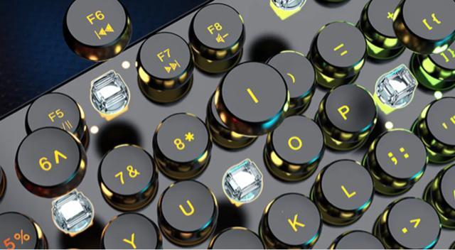 ゲーミングキーボード - メカニカル 104キー キーボード ゲーミング カラフルなバックライト メタルパネル 携帯電話配置 < PC本体/周辺機器  ゲーミングキーボード - メカニカル 104キー キーボード ゲーミング カラフルなバックライト メタルパネル 携帯電話配置 < PC本体/周辺機器の