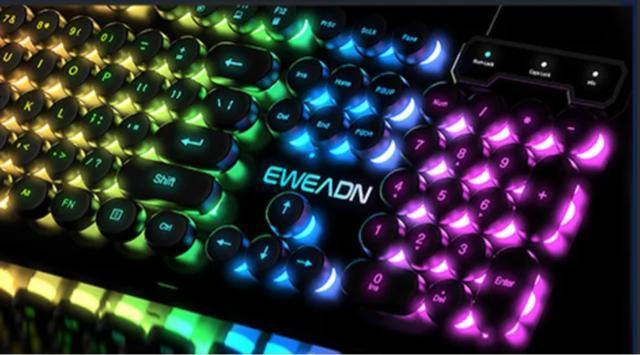 ゲーミングキーボード - メカニカル 104キー キーボード ゲーミング カラフルなバックライト メタルパネル 携帯電話配置 < PC本体/周辺機器  ゲーミングキーボード - メカニカル 104キー キーボード ゲーミング カラフルなバックライト メタルパネル 携帯電話配置 < PC本体/周辺機器の