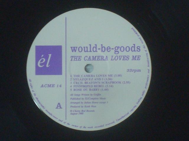 the camera loves me / WOULD BE GOODS UK.org盤LP < CD/DVD/ビデオ  the camera loves me / WOULD BE GOODS UK.org盤LP < CD/DVD/ビデオの
