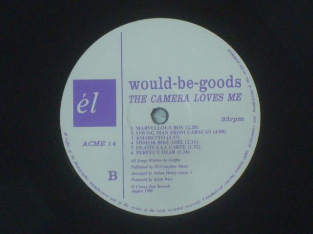 the camera loves me / WOULD BE GOODS UK.org盤LP < CD/DVD/ビデオ  the camera loves me / WOULD BE GOODS UK.org盤LP < CD/DVD/ビデオの