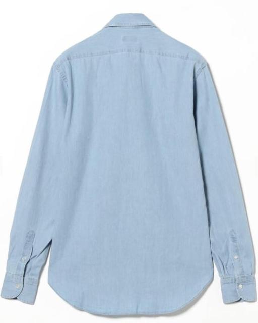 メンズ デニム ワイドカラーシャツ < 男性ファッション メンズ デニム ワイドカラーシャツ < 男性ファッションの