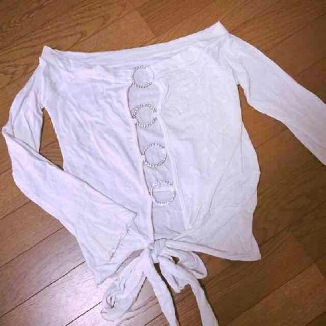 セクシー 背中あき ホワイトトップス < 女性ファッション  セクシー 背中あき ホワイトトップス  < 女性ファッションの