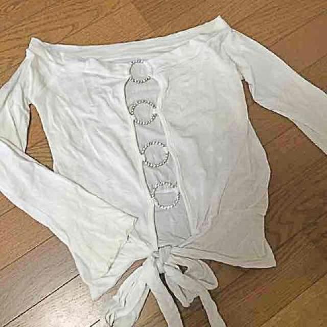 セクシー 背中あき ホワイトトップス < 女性ファッション  セクシー 背中あき ホワイトトップス < 女性ファッションの
