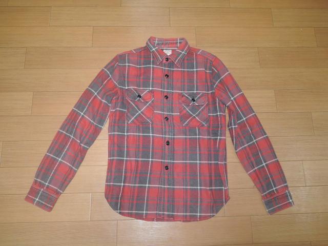 COOTIE クーティー チェック ネルシャツ S 赤系 長袖 < ブランド  COOTIE クーティー チェック ネルシャツ S 赤系 長袖  < ブランドの