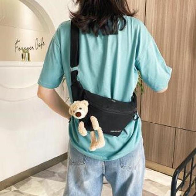 新品■クマさん ボディバッグ ウエストポーチ ショルダーバッグ◆ホワイト < 女性ファッション  新品■クマさん ボディバッグ ウエストポーチ ショルダーバッグ◆ホワイト < 女性ファッションの