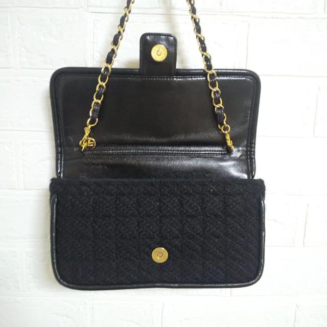 レア★Samantha Thavasa★黒 ツイードチェーンバック2点★正規品 < ブランド  レア★Samantha Thavasa★黒 ツイードチェーンバック2点★正規品 < ブランドの