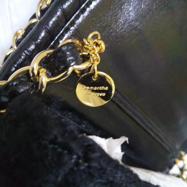 レア★Samantha Thavasa★黒 ツイードチェーンバック2点★正規品 < ブランド  レア★Samantha Thavasa★黒 ツイードチェーンバック2点★正規品 < ブランドの
