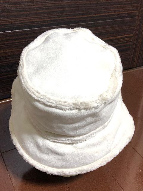 新品〈ホワイトボア〉バケットハット(帽子)レディース < 女性ファッション  新品〈ホワイトボア〉バケットハット(帽子)レディース < 女性ファッションの