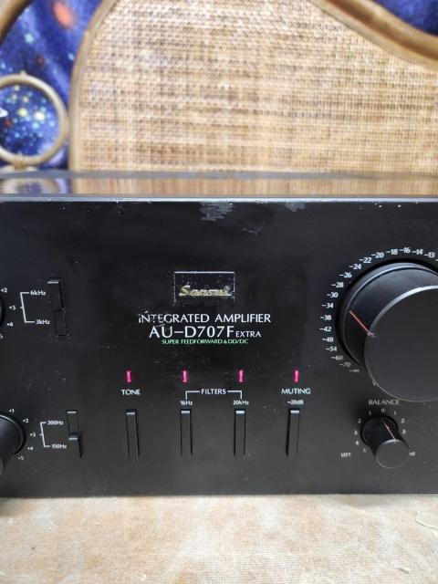 絶品!整備済完動美品!山水高級プリメインアンプAU-D707F EXTRA < 家電/AV  絶品!整備済完動美品!山水高級プリメインアンプAU-D707F EXTRA < 家電/AVの