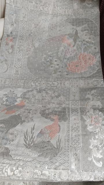 プラチナ箔孔雀帯 < 女性ファッション  プラチナ箔孔雀帯 < 女性ファッションの