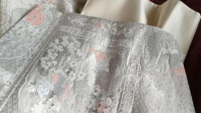 プラチナ箔孔雀帯 < 女性ファッション  プラチナ箔孔雀帯 < 女性ファッションの