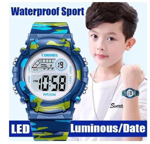 送料無料 未使用品 COOBOS 子供 キッズ ブルー デジタルウォッチ スポーツ腕時計  80 < 男性アクセサリー/時計  送料無料 未使用品 COOBOS 子供 キッズ ブルー デジタルウォッチ スポーツ腕時計  80  < 男性アクセサリー/時計の