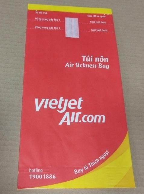 ベトナムエアラインVietJetAirエアシックネスバッグ エチケット袋防水紙袋 < ホビー  ベトナムエアラインVietJetAirエアシックネスバッグ エチケット袋防水紙袋  < ホビーの