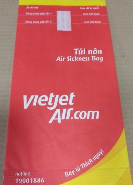 ベトナムエアラインVietJetAirエアシックネスバッグ エチケット袋防水紙袋 < ホビー  ベトナムエアラインVietJetAirエアシックネスバッグ エチケット袋防水紙袋 < ホビーの
