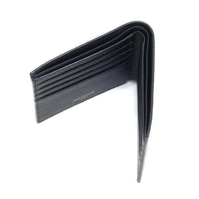 ◆ 本物 新品同様 ◆ サンローラン YSL 2つ折り財布 小銭入れなし レザー 黒 ブラック 保存袋 箱 人気 607727 < ブランド  ◆ 本物 新品同様 ◆ サンローラン YSL 2つ折り財布 小銭入れなし レザー 黒 ブラック 保存袋 箱 人気 607727 < ブランドの