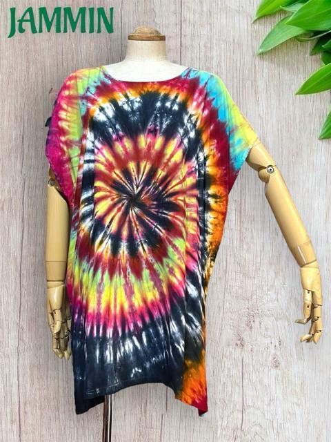 ぐるぐるタイダイチュニック アジアン エスニック ヒッピー サイケ フェス 個性派 < 女性ファッション ぐるぐるタイダイチュニック アジアン エスニック ヒッピー サイケ フェス 個性派 < 女性ファッションの