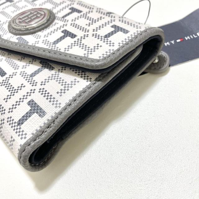 トミーヒルフィガー 財布 ウォレット 三つ折り 総柄 レディース 白 ホワイト < ブランド トミーヒルフィガー 財布 ウォレット 三つ折り 総柄 レディース 白 ホワイト < ブランドの