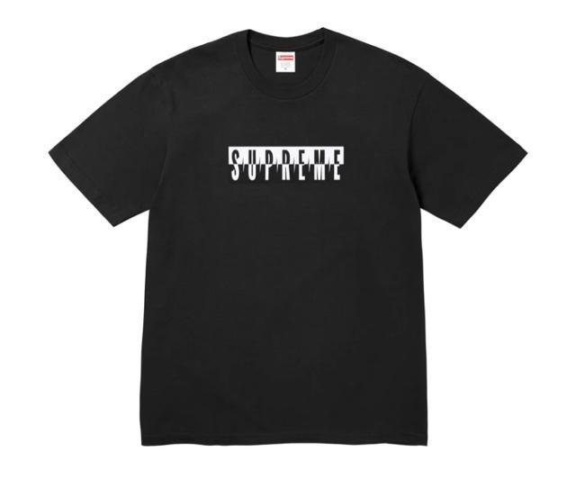 L^NISupreme Split Tee "Black"  uh 