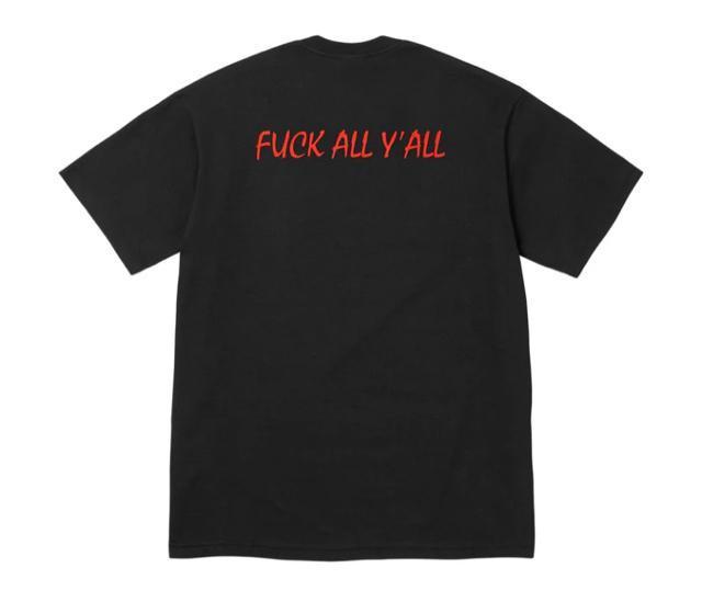 L^NISupreme Split Tee "Black"  uh 
