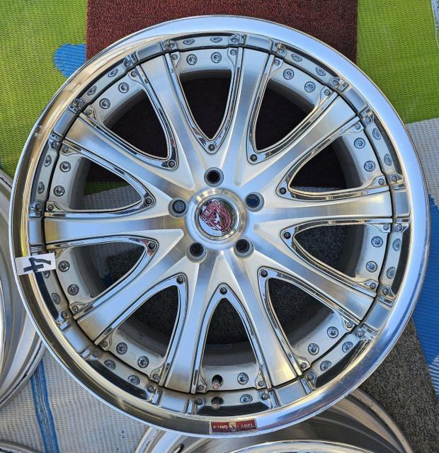 �y���i] CRIMSON  CLUB LINEA�A���~�z�C�[�� 20�C���` 8.5J 9.5J 5�� PCD114.3 +28 �� ������/�o�C�N