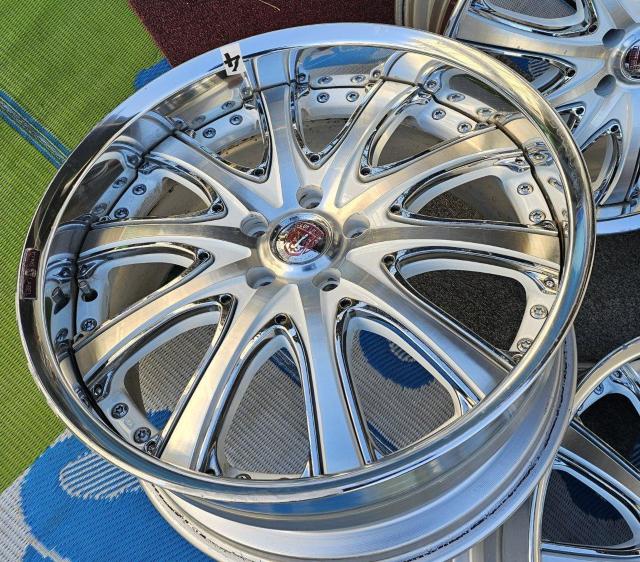 �y���i] CRIMSON  CLUB LINEA�A���~�z�C�[�� 20�C���` 8.5J 9.5J 5�� PCD114.3 +28 �� ������/�o�C�N