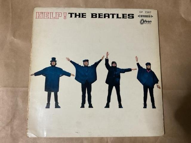 �r�[�g���Y HELP! ODEON �Ԕ� LP���R�[�h OP-7387 STEREO Beatles �w���v! ���{��  �� CD/DVD/�r�f�I�� 