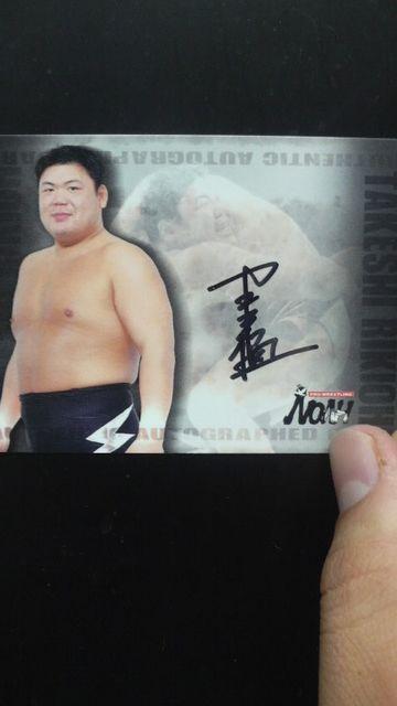 2001 RIKIOH TAKESHI 直筆サインカード < トレーディングカード  2001 RIKIOH TAKESHI 直筆サインカード  < トレーディングカードの