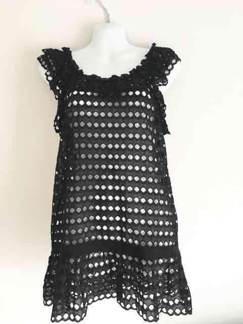 JILLSTUARTジルスチュアート黒コットンレースミニワンピース < ブランド JILLSTUARTジルスチュアート黒コットンレースミニワンピース < ブランドの