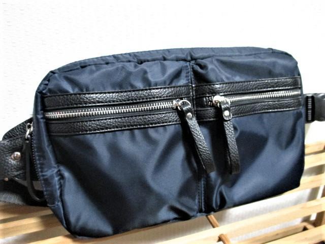 ☆ZARA ザラ ボディバッグ/ウエストバッグ/メンズ/ネイビー☆新品 < ブランド ☆ZARA ザラ ボディバッグ/ウエストバッグ/メンズ/ネイビー☆新品 < ブランドの