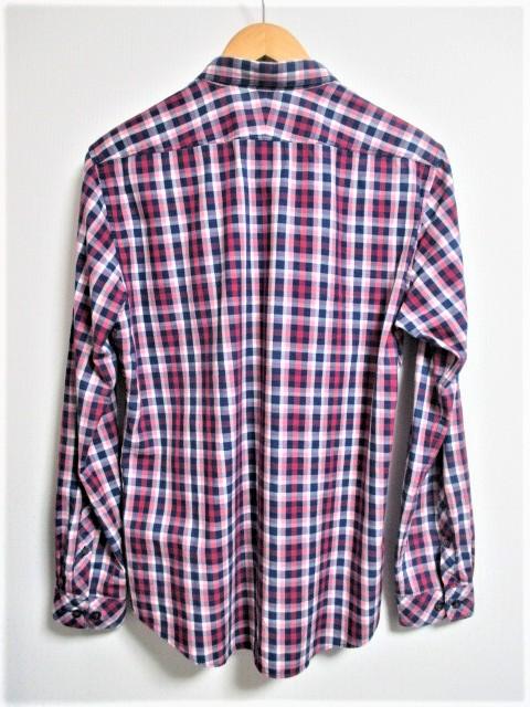 ☆バーバリーブラックレーベル ホース刺繍 チェック柄 シャツ 長袖/メンズ/2 < ブランド  ☆バーバリーブラックレーベル ホース刺繍 チェック柄 シャツ 長袖/メンズ/2 < ブランドの