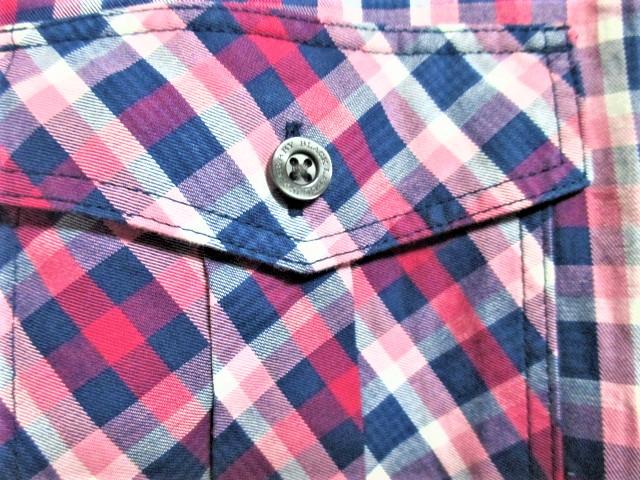 ☆バーバリーブラックレーベル ホース刺繍 チェック柄 シャツ 長袖/メンズ/2 < ブランド  ☆バーバリーブラックレーベル ホース刺繍 チェック柄 シャツ 長袖/メンズ/2 < ブランドの