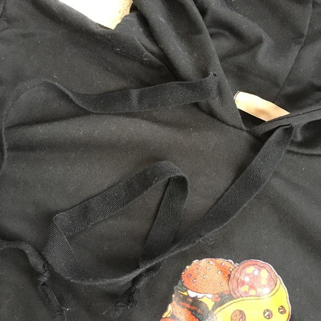 フードスカル柄オーバーサイズバルーンパーカープルオーバー < 女性ファッション フードスカル柄オーバーサイズバルーンパーカープルオーバー < 女性ファッションの