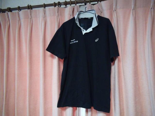 アシックスの黒のポロシャツ(L)!。 < ブランド  アシックスの黒のポロシャツ(L)!。 < ブランドの