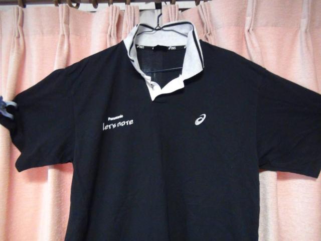 アシックスの黒のポロシャツ(L)!。 < ブランド  アシックスの黒のポロシャツ(L)!。 < ブランドの