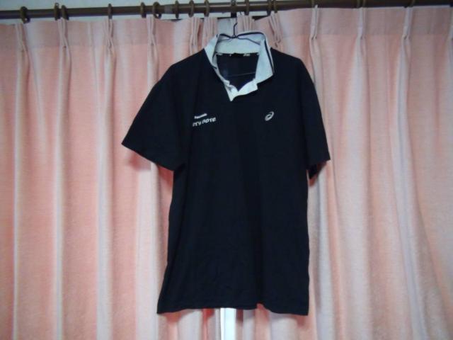 アシックスの黒のポロシャツ(L)!。 < ブランド  アシックスの黒のポロシャツ(L)!。 < ブランドの
